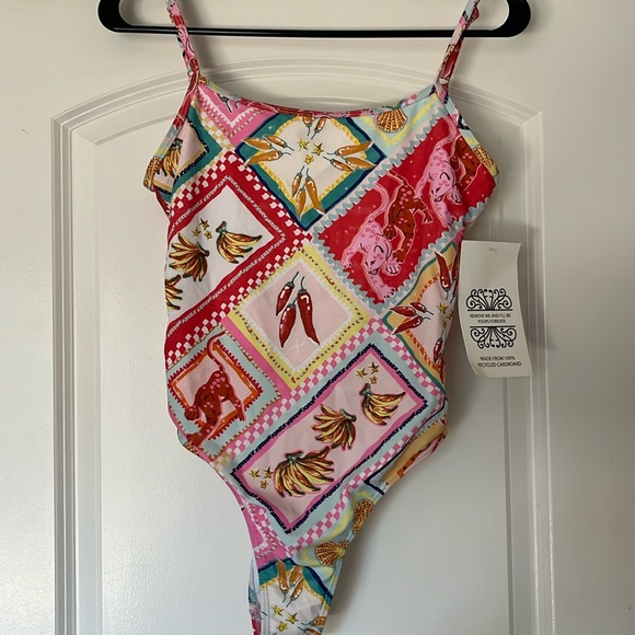 NeverFullyDressed Tropic Tile Kiley Swimsuit - Picture 3 of 3